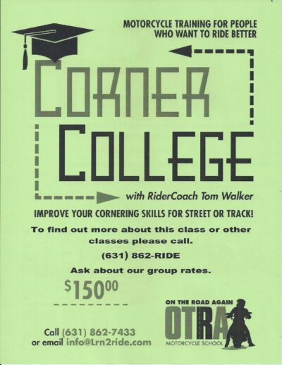 Corner College Flyer